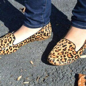 J. Crew Leopard Loafers / Smoking Flats
